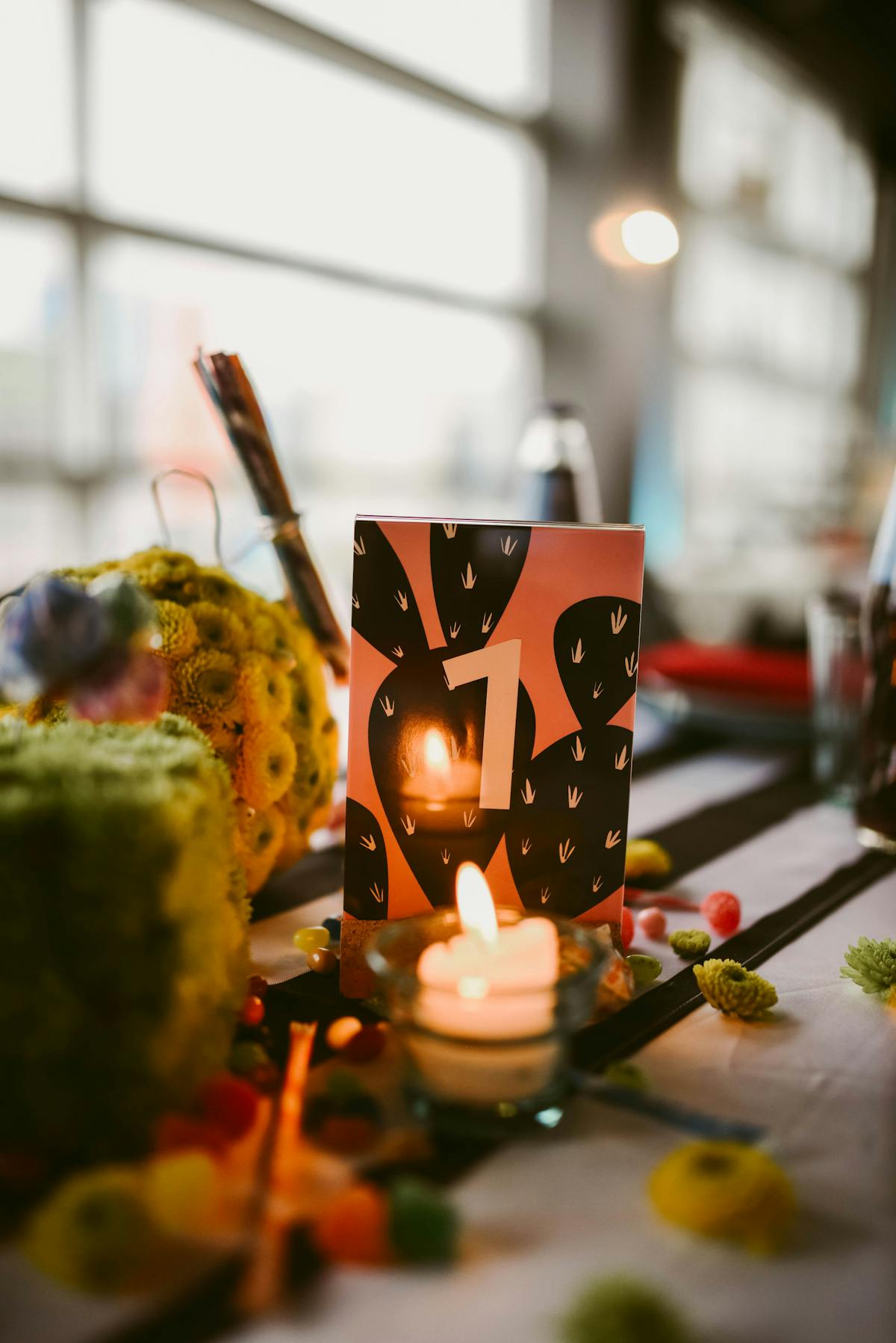 a close up of food on a table