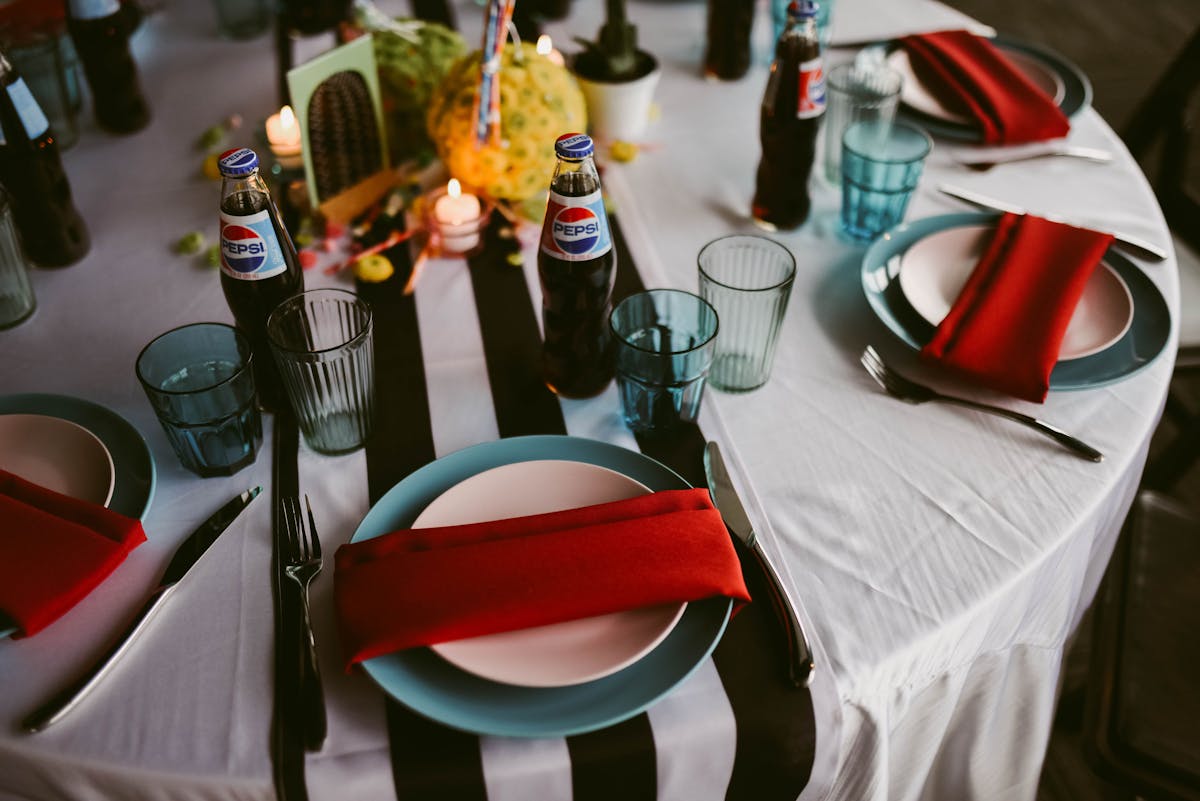 a group of people sitting at a table