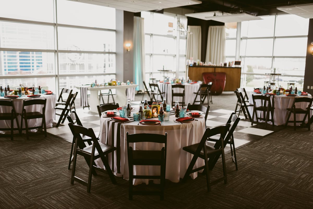 a dining room table