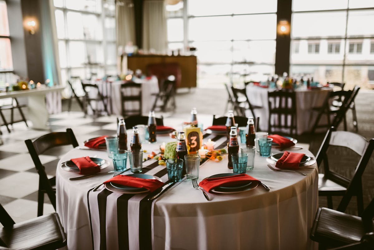 a dining room table