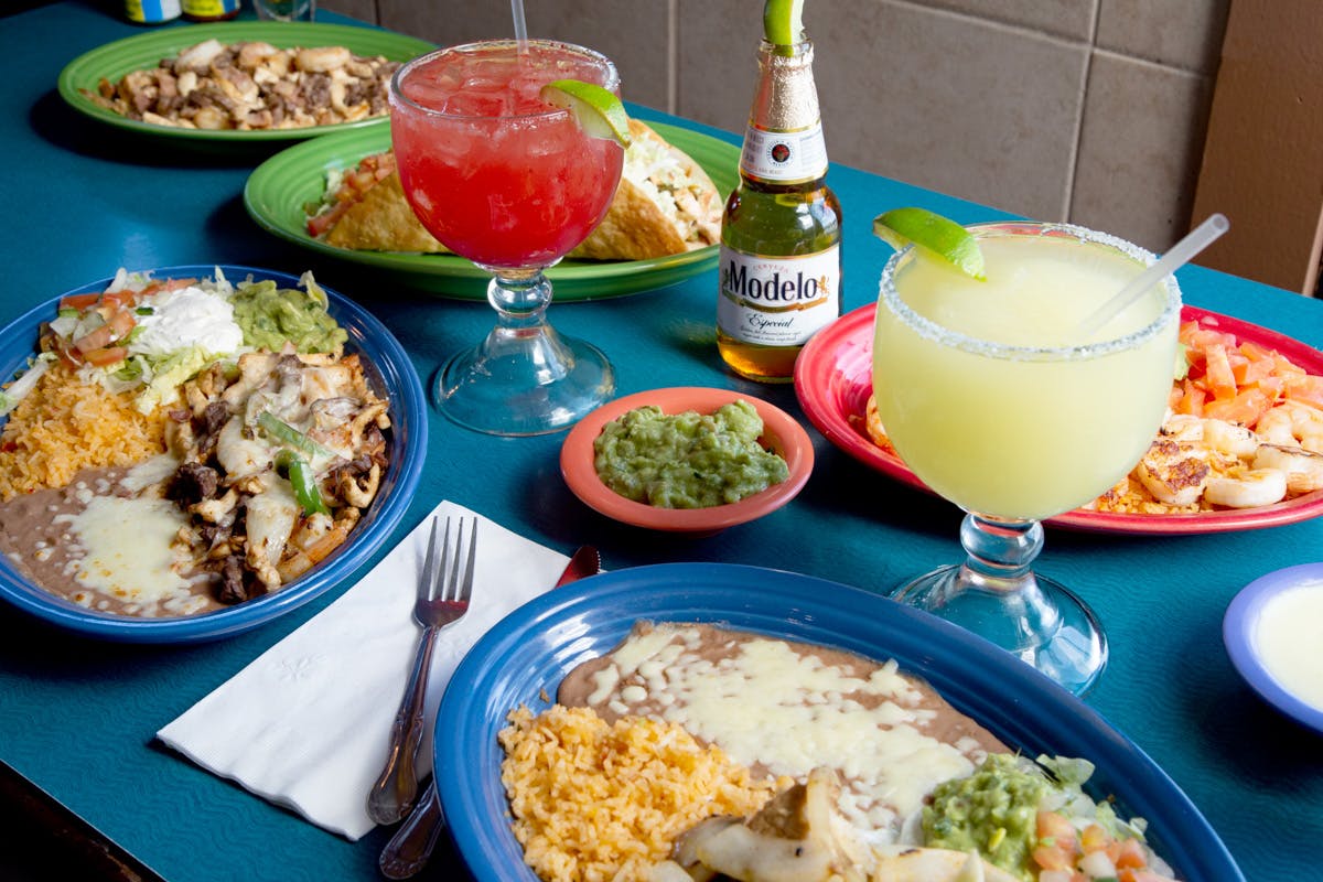 a plate of food on a table