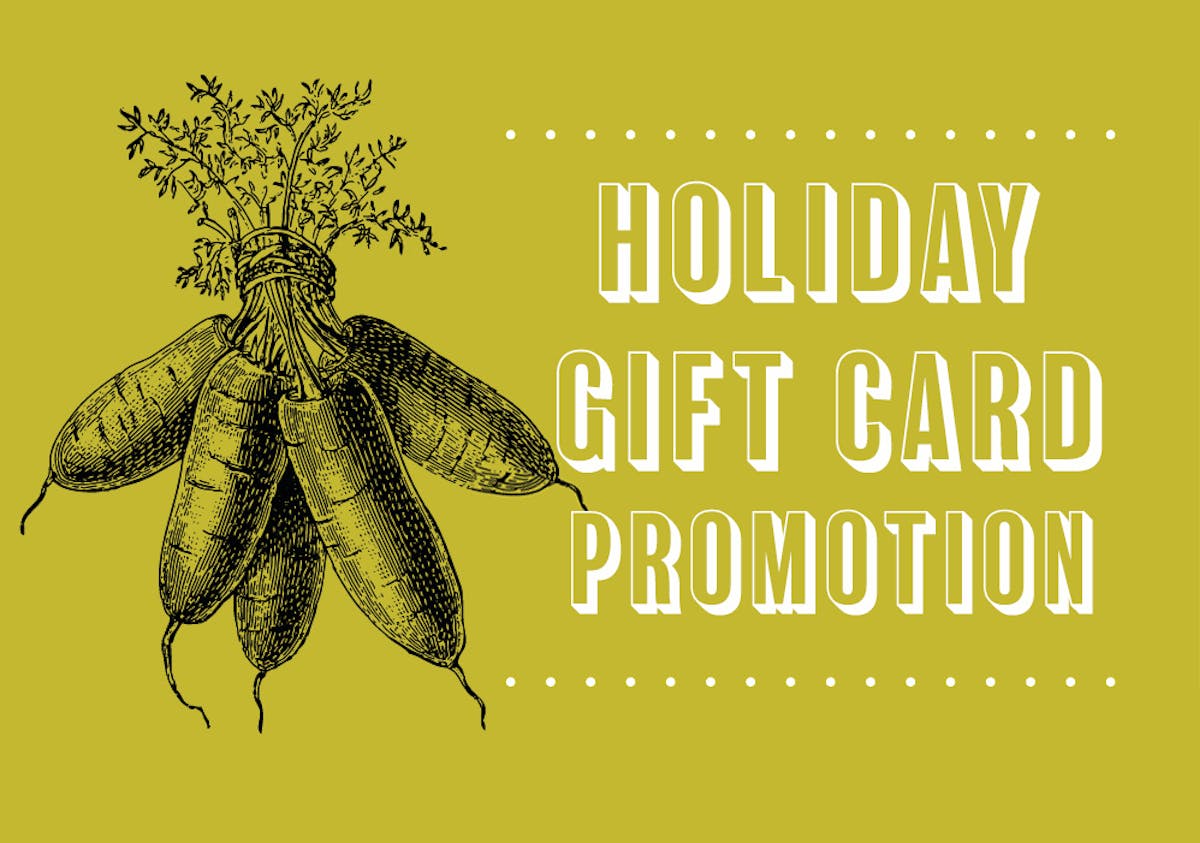 French Meadow gift card holiday special