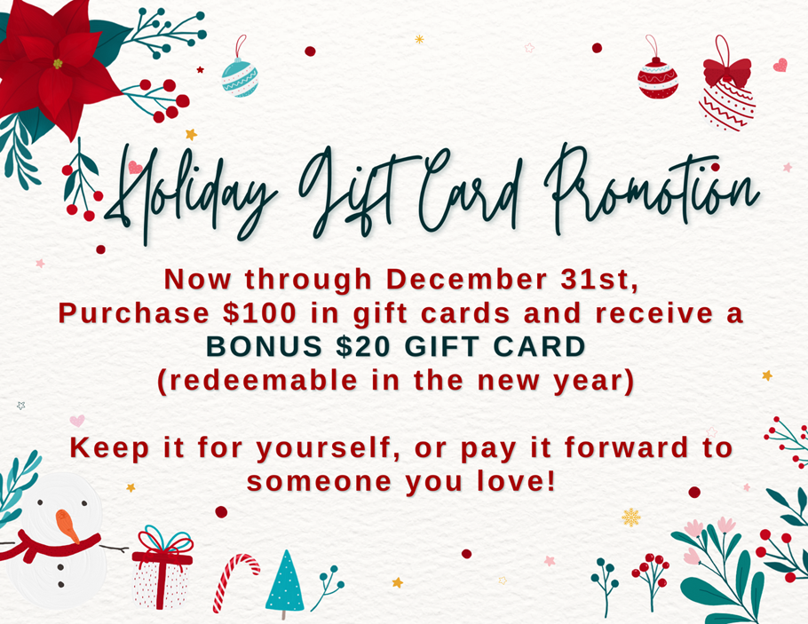 French Meadow Holiday Gift Card Promotion