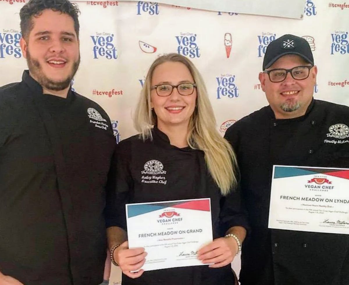 FMB winning chefs for Twin Cities Vegan Chef Challenge at the Twin Cities Vegan Fest '22