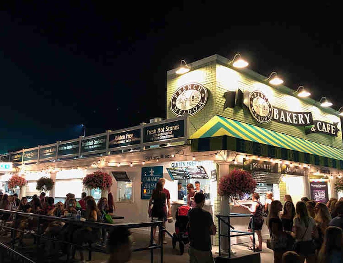 French Meadow State Fair at night