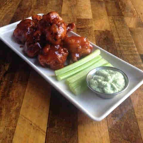 a plate of food on a table