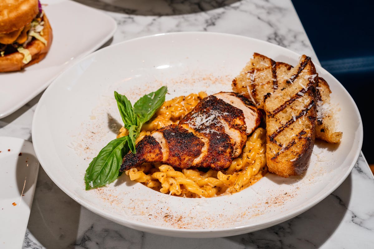 The finch nashville, cajun chicken house made pasta