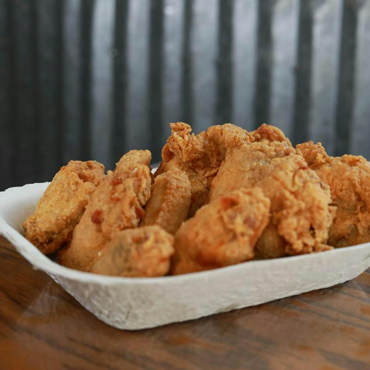 a plate of food on a table