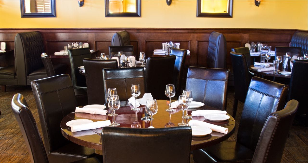 a dining room table