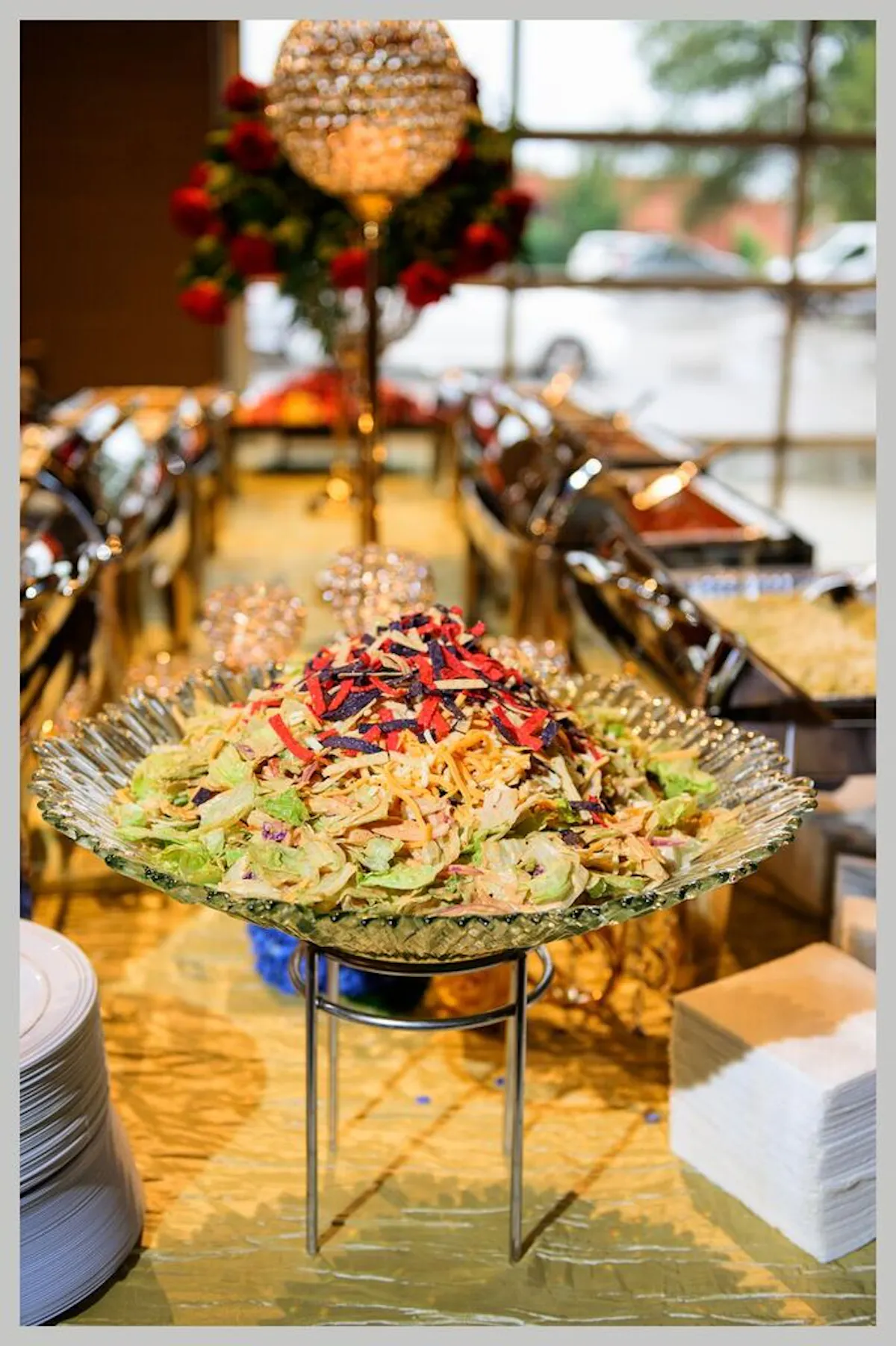 food on a table