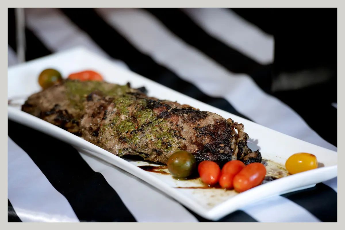 a plate of food