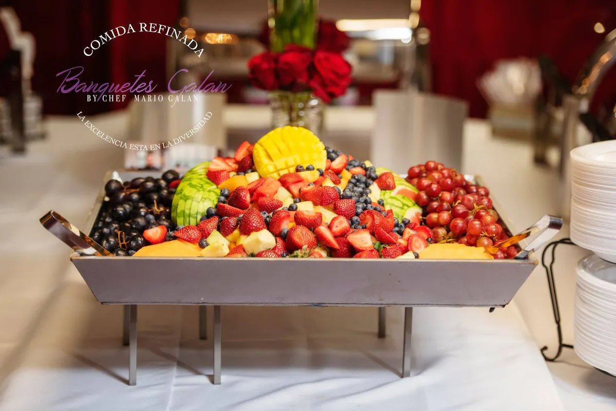 a table full of food