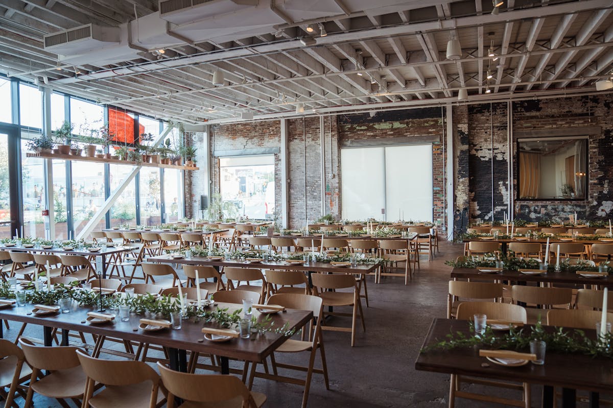 many tables in event space