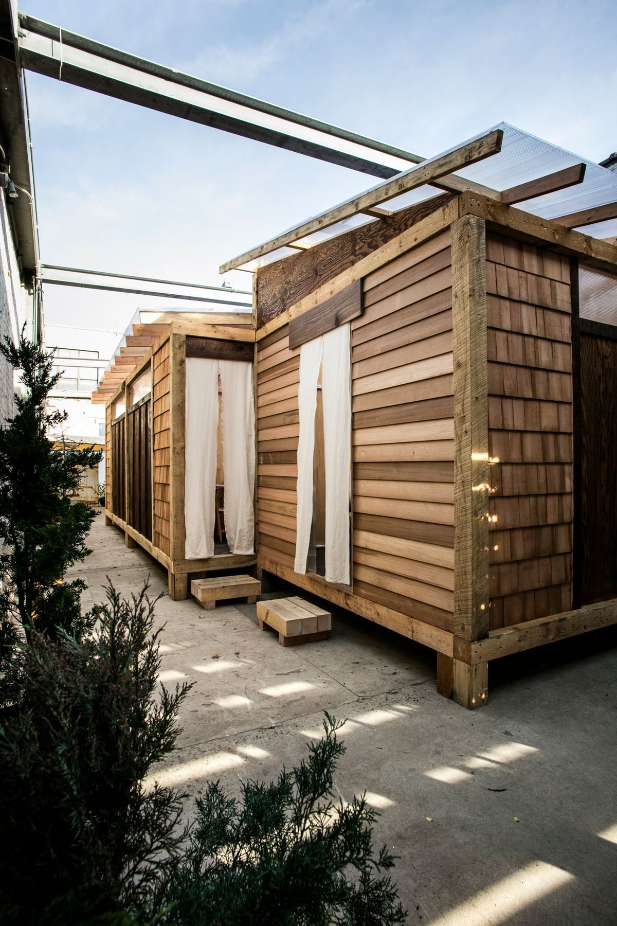 a house with trees in the background