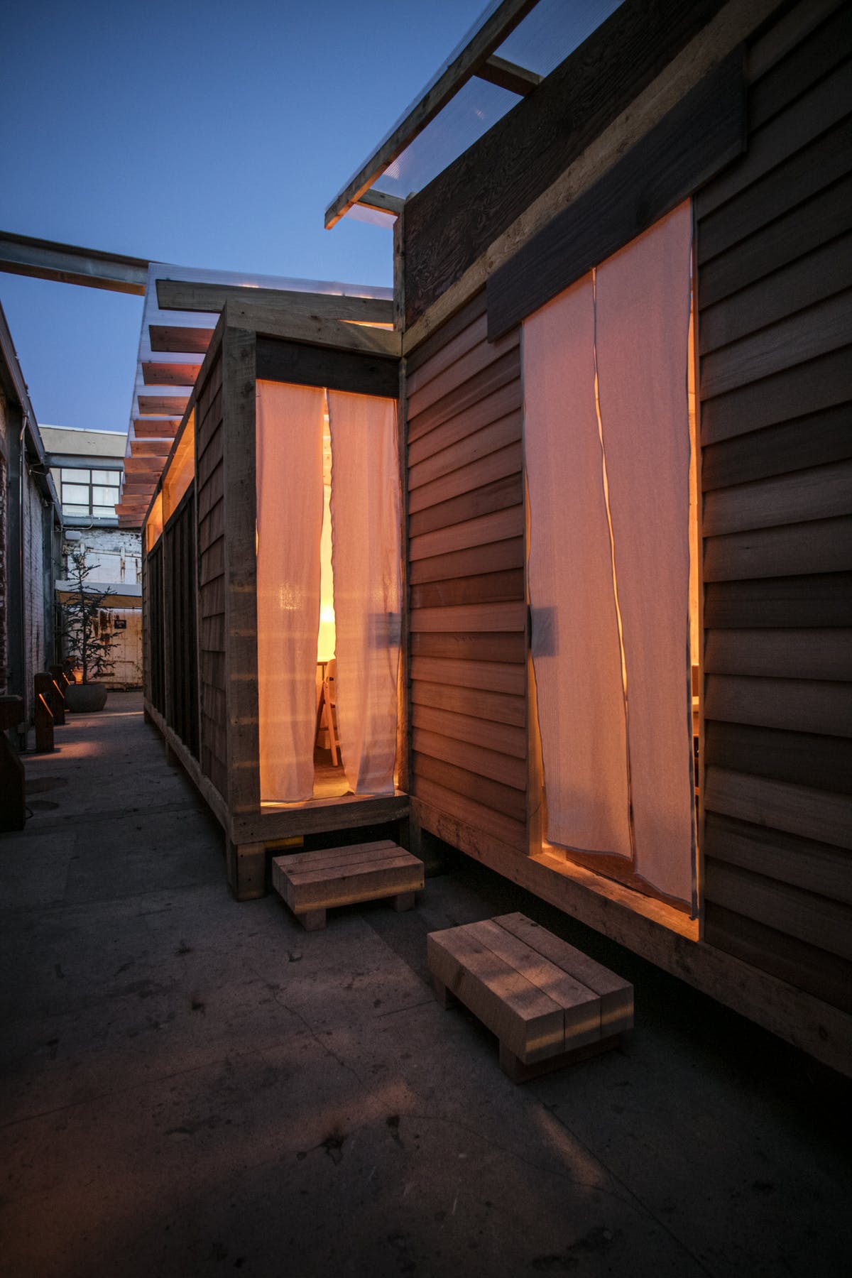 a close up of a brick building