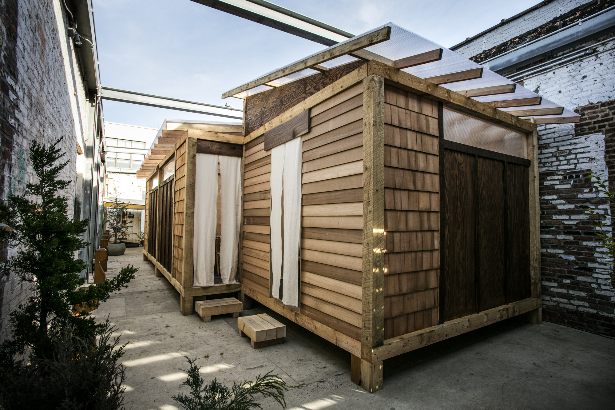 exterior seating area