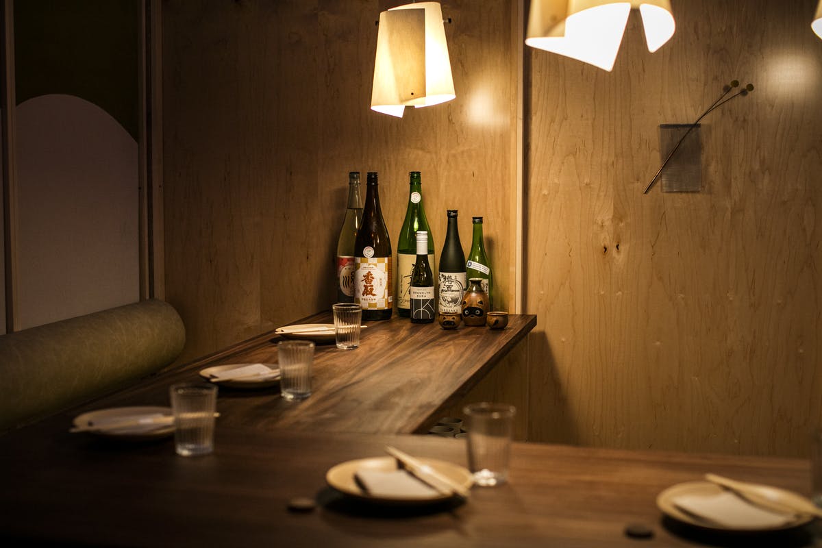 a table with wine glasses