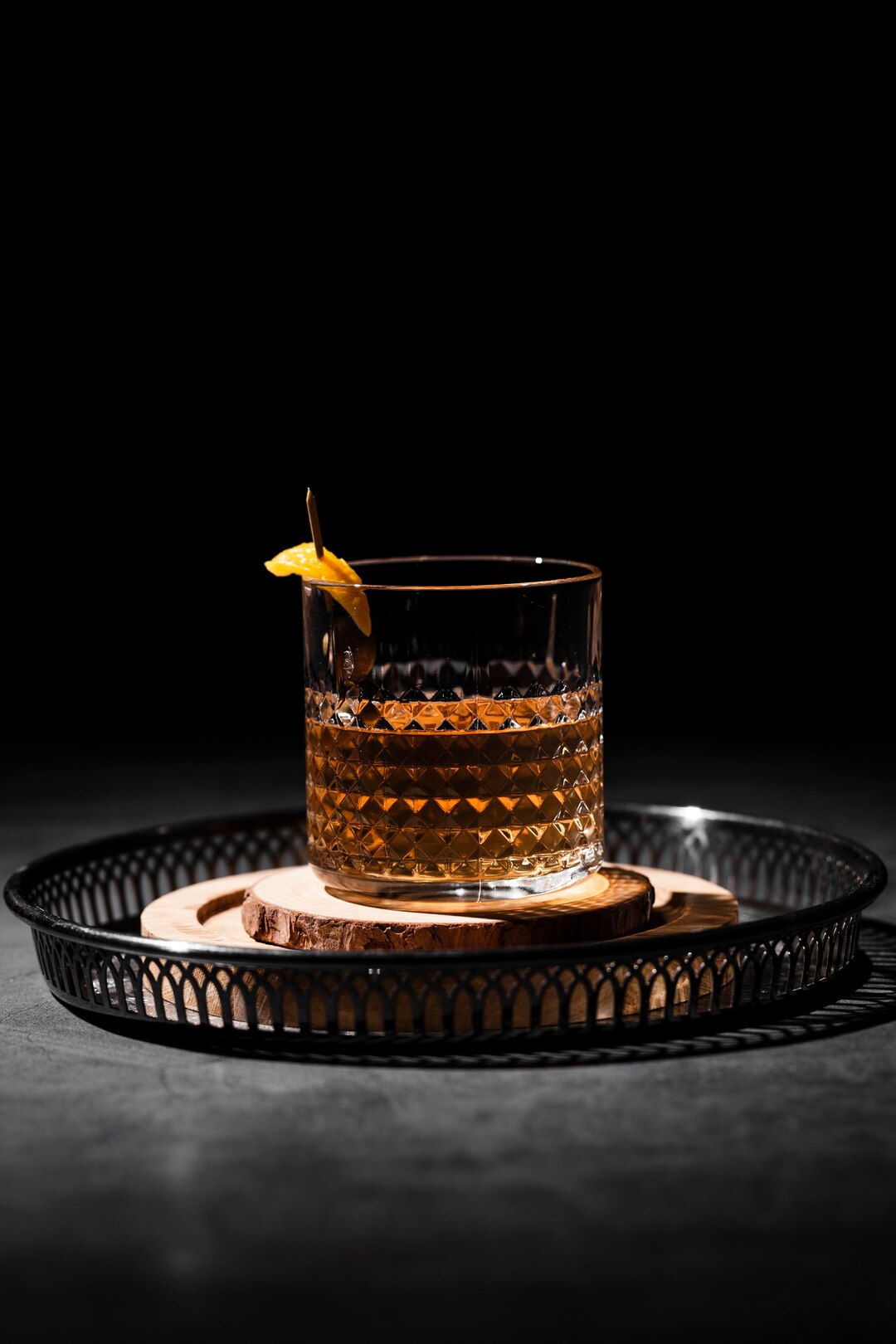 a glass bowl on a table