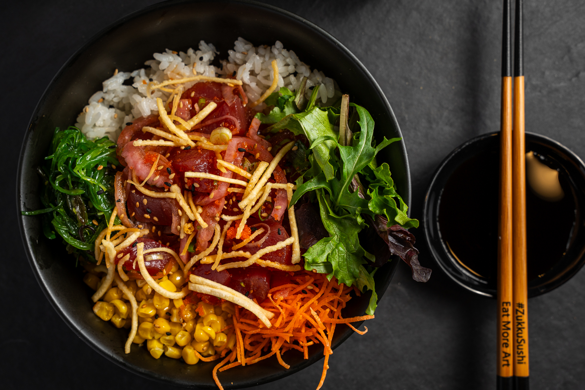 a bowl of rice and vegetables