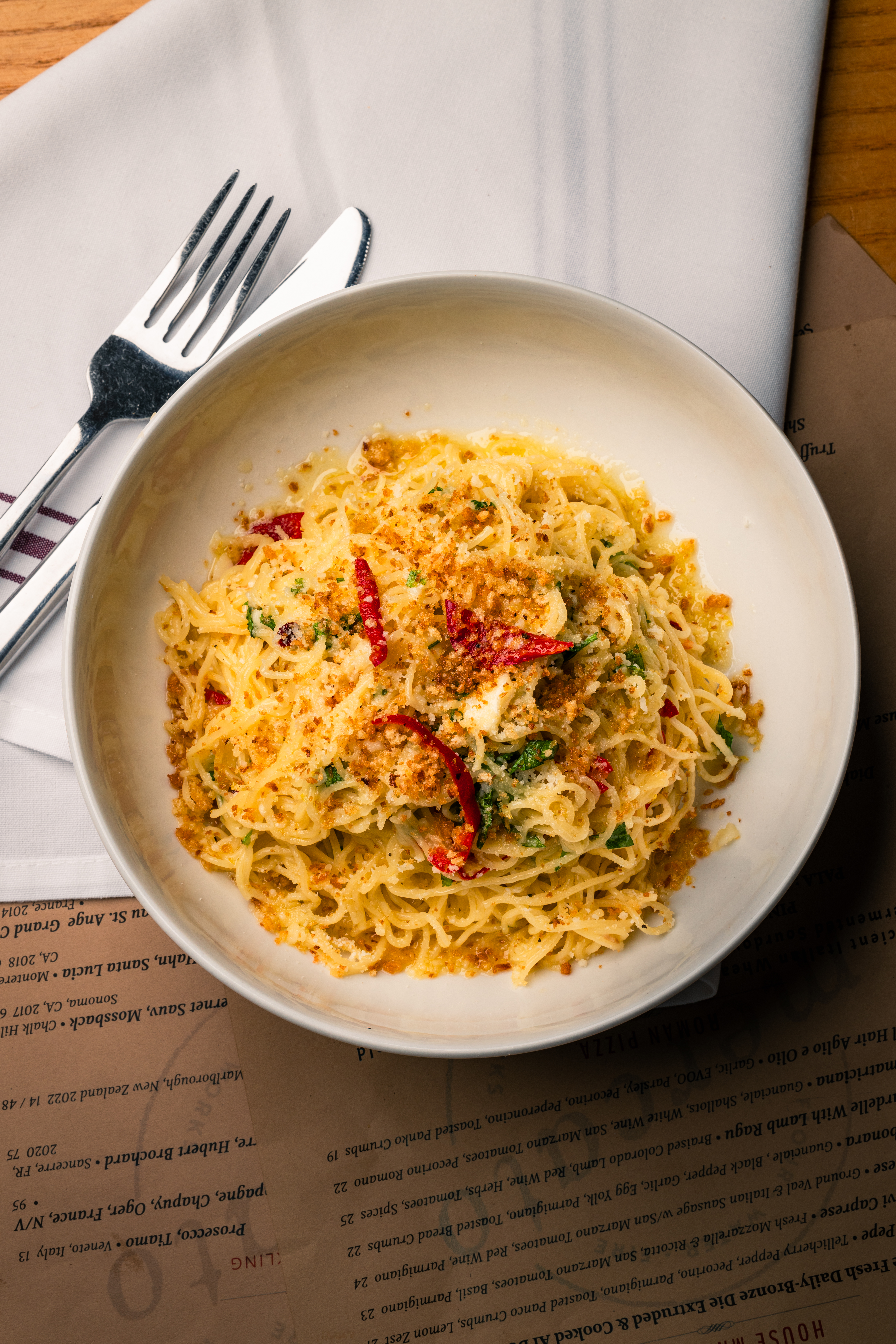 a bowl of food on a plate