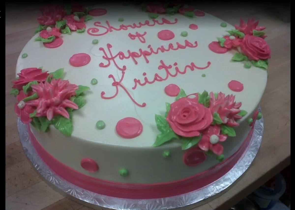 a plate of birthday cake on a table