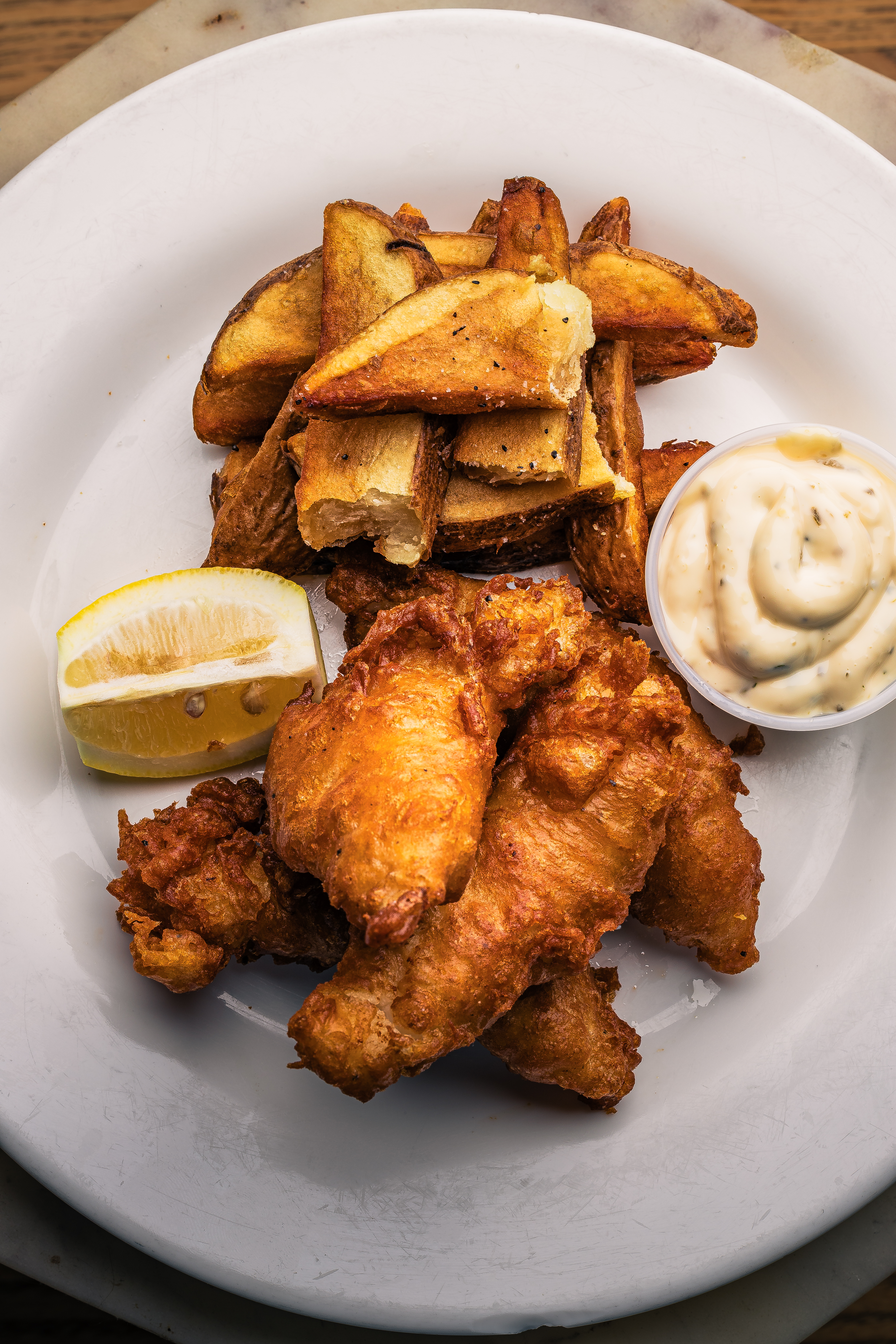 a plate of food