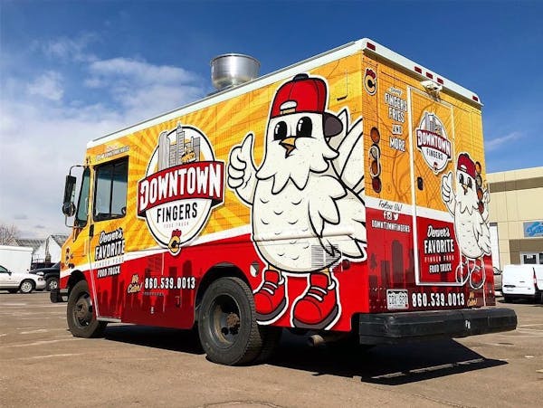 a picture of a food truck