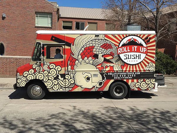 a picture of a food truck