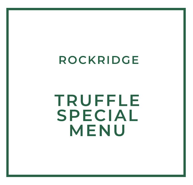 Truffle Menu at A16