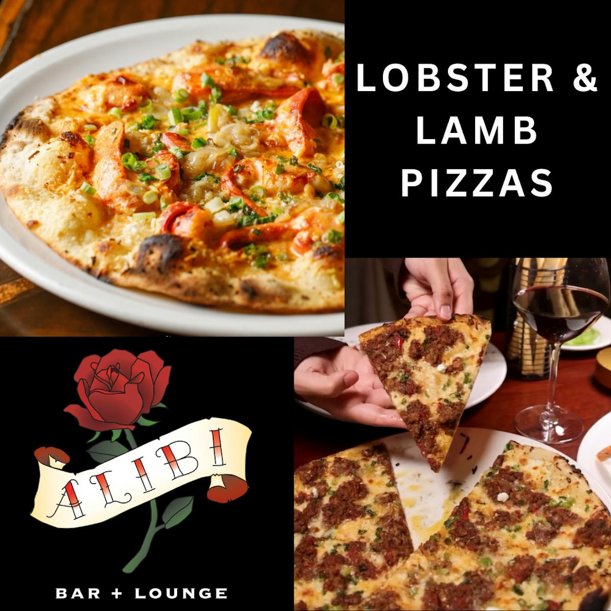 LOBSTER AND LAMB PIZZA ALIBI