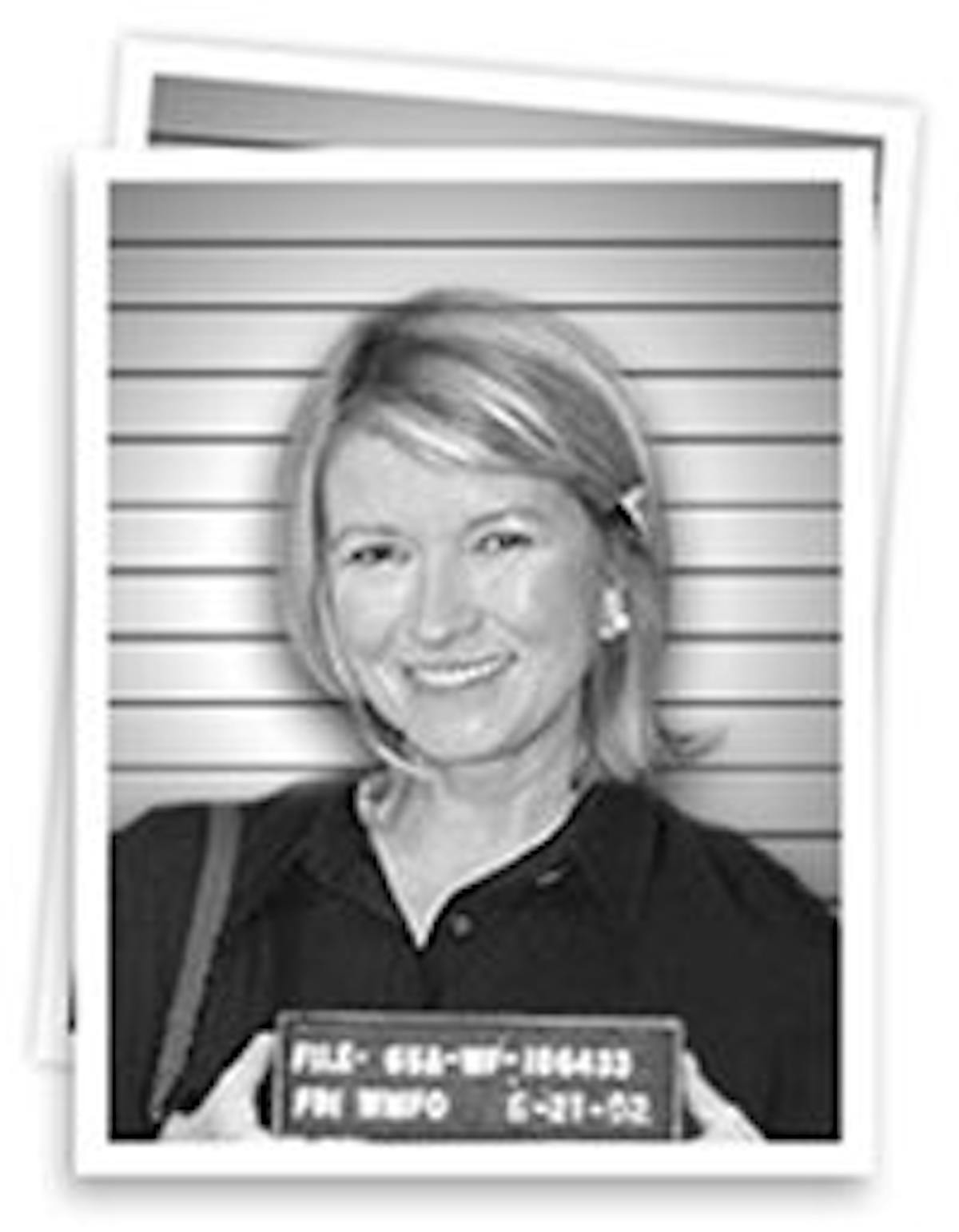 Martha Stewart standing in front of a window