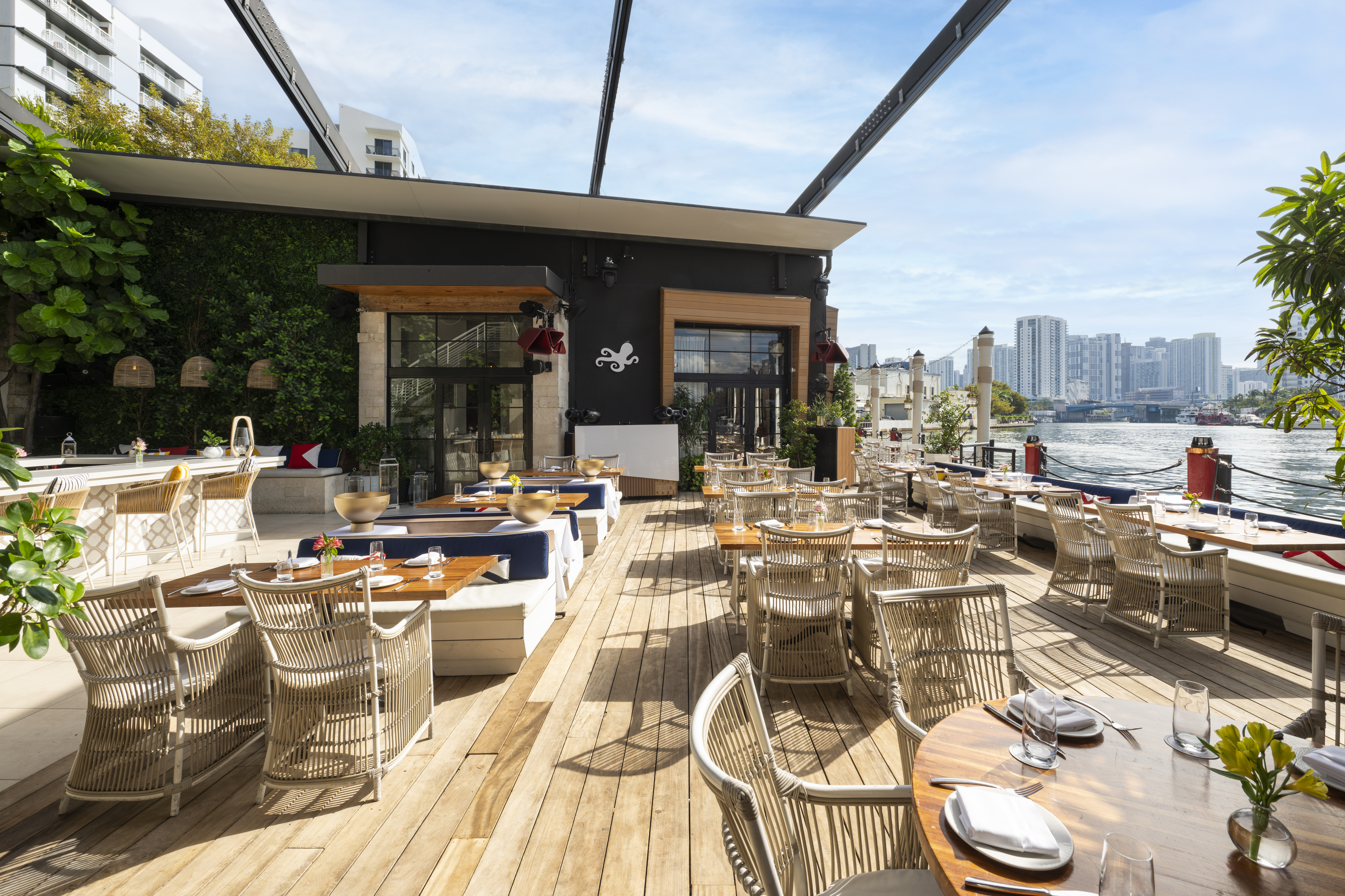 Miami waterfront restaurant