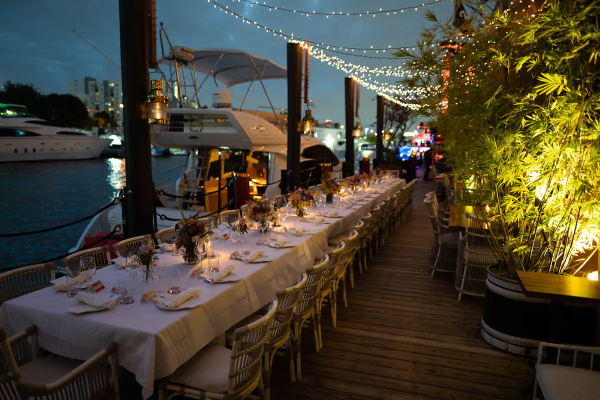 waterfront dining, Miami River events
