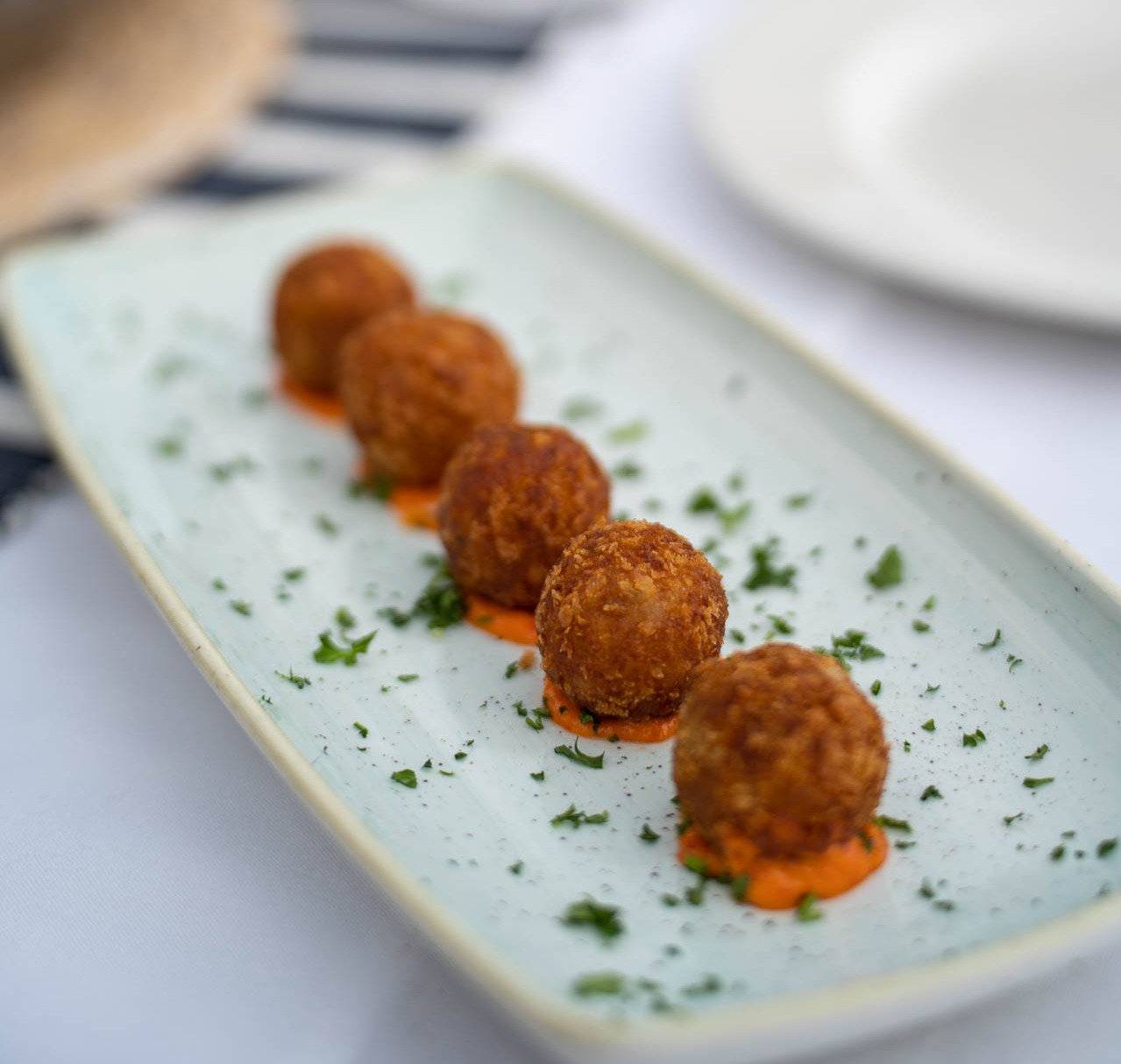 5J Pata Negra Ham Croquettes, waterfront restaurant in Miami