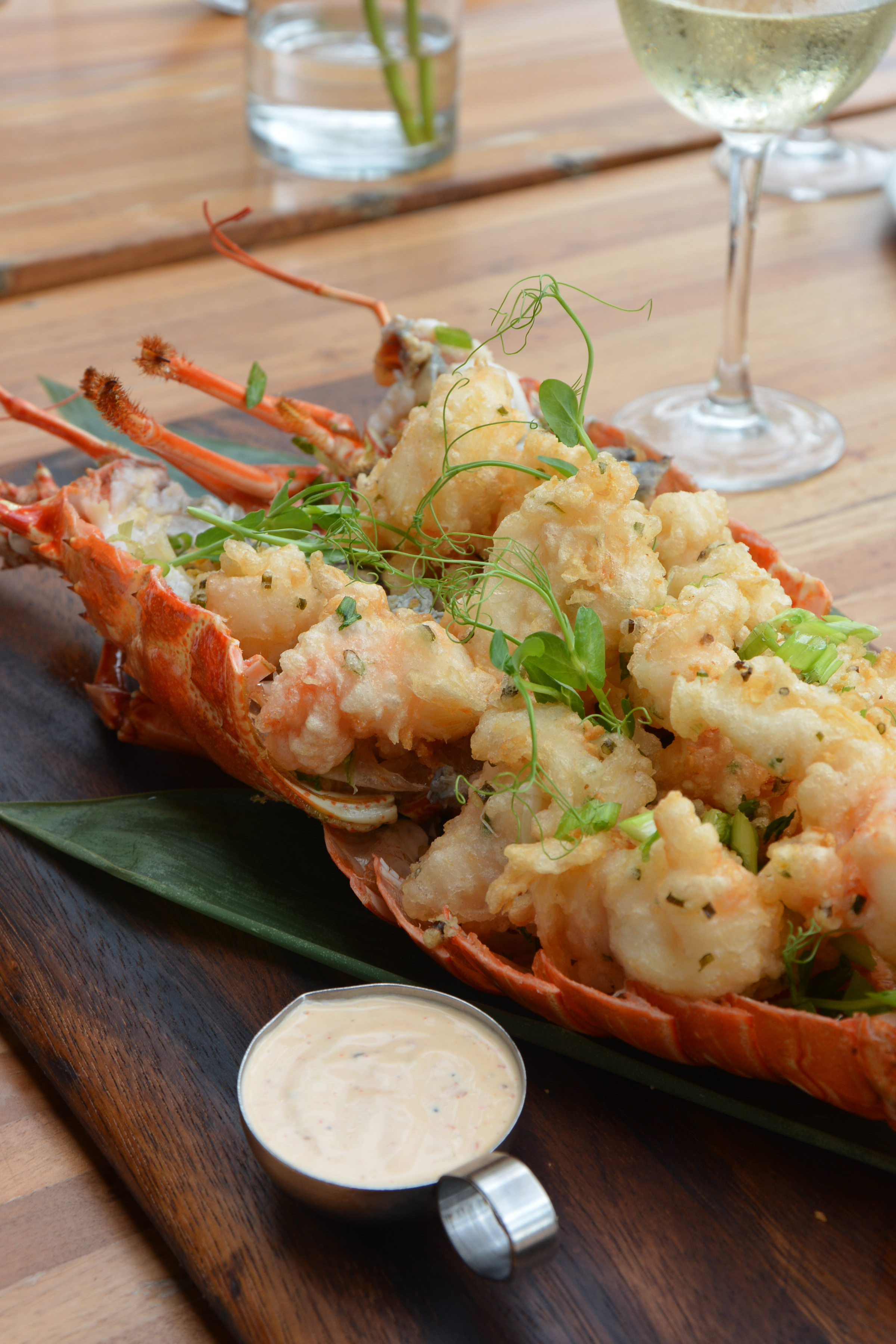 Fire Roasted Florida Lobster, Seafood restaurant in Miami, waterfront seating