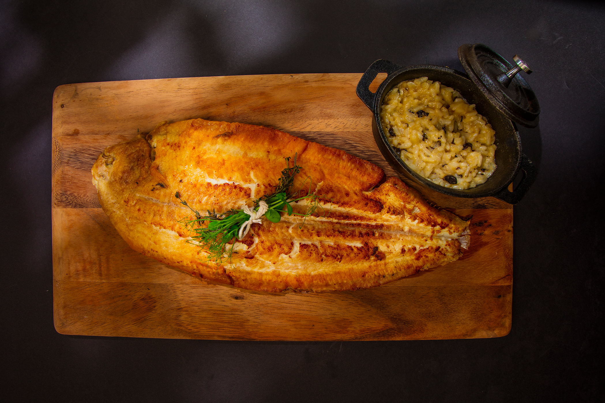 Dover Sole, Seafood restaurant on Miami River, waterfront seating