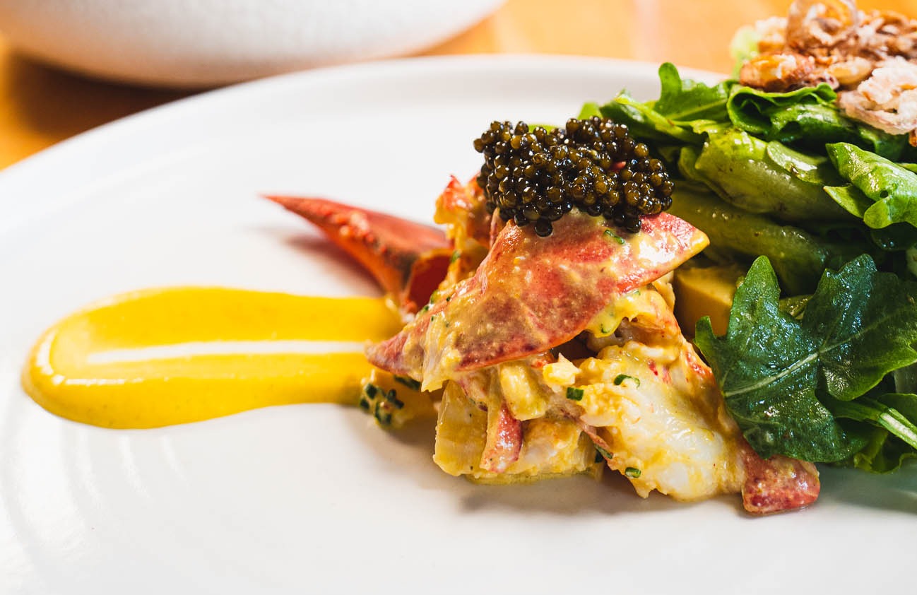 Lobster salad in Miami restaurant