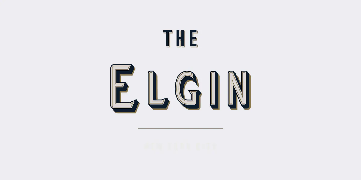 The Elgin — american restaurant — in Midtown — Manhattan — NYC