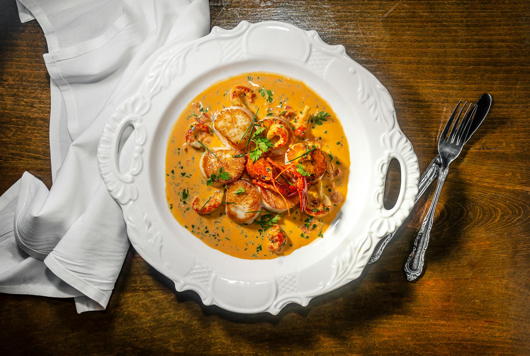 Dirty French Scallops