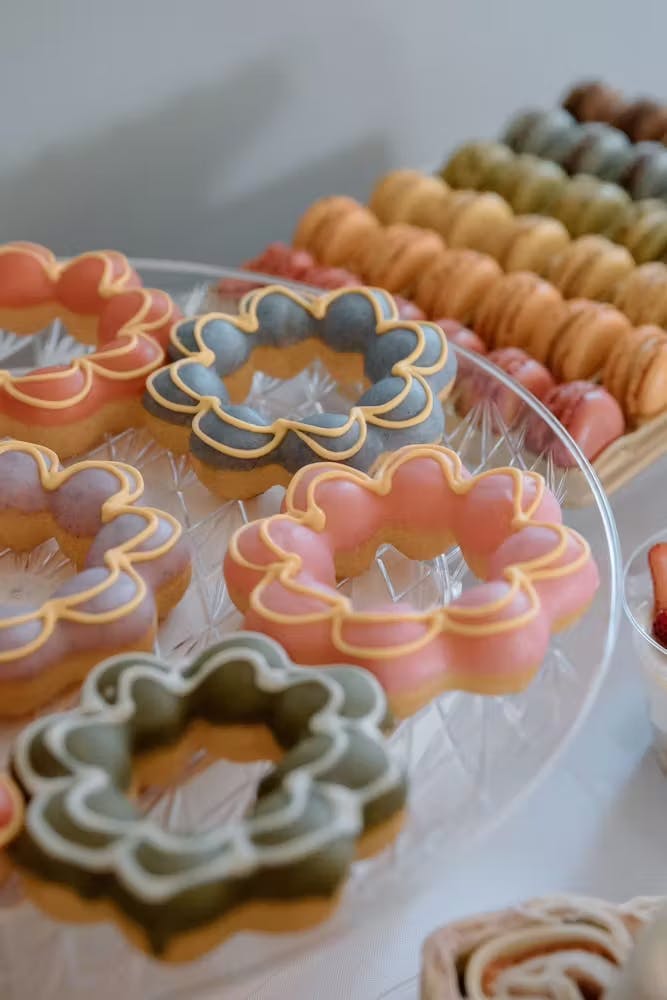 a cake made to look like a donut