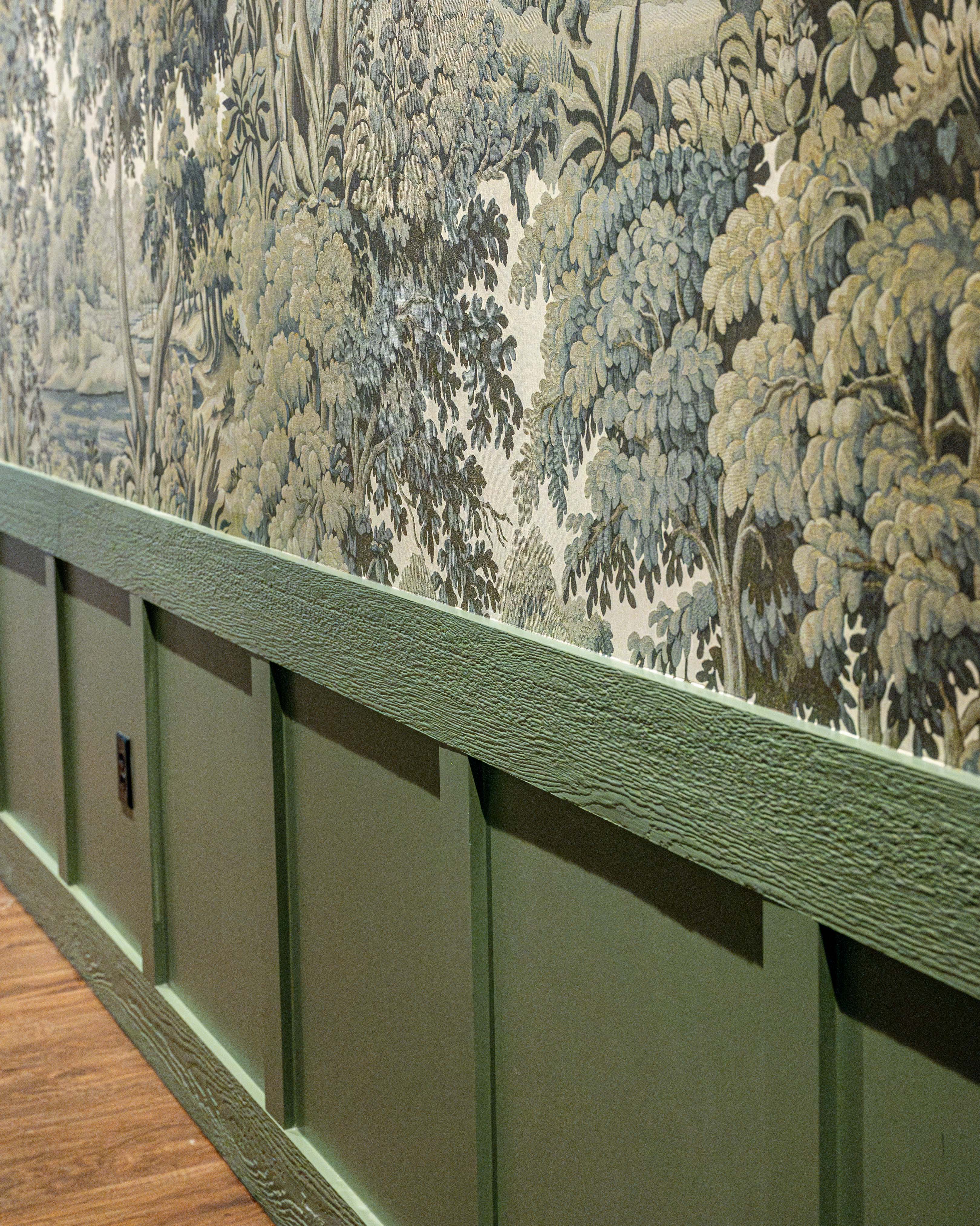 a long bridge in the background