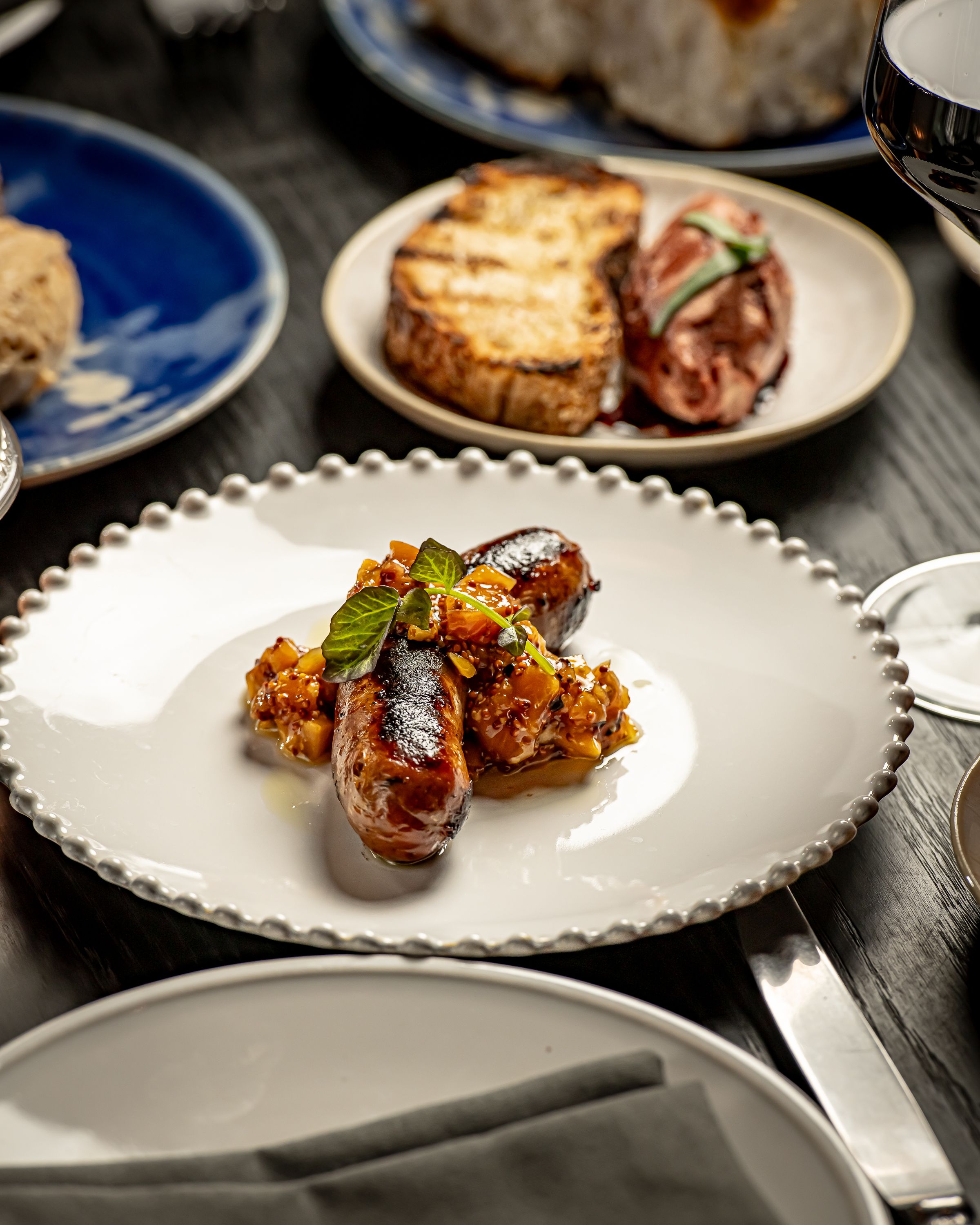 a bunch of food on a plate