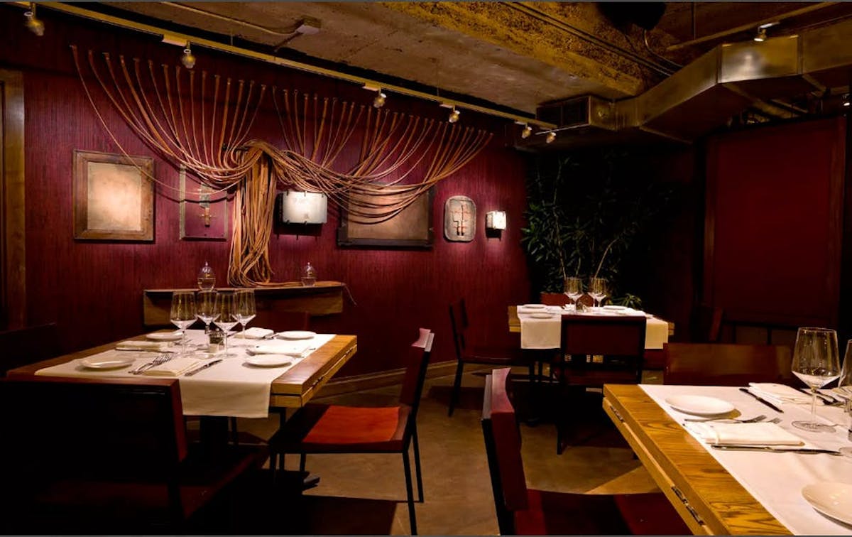 a dining room table