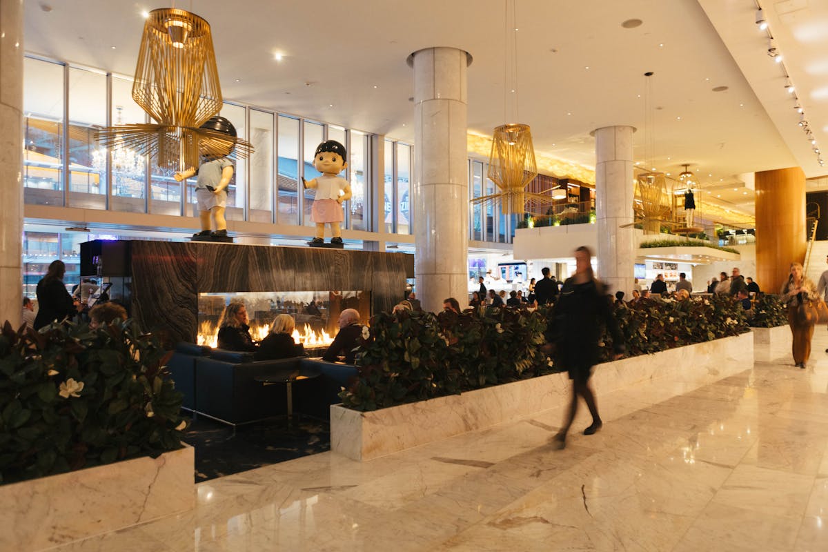 The Lobby Lounge & RawBar at Fairmont Pacific Rim in Vancouver