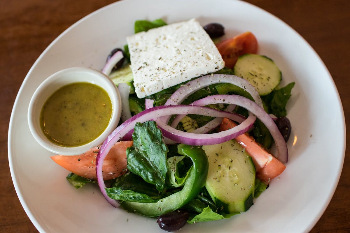 a bowl of food on a plate