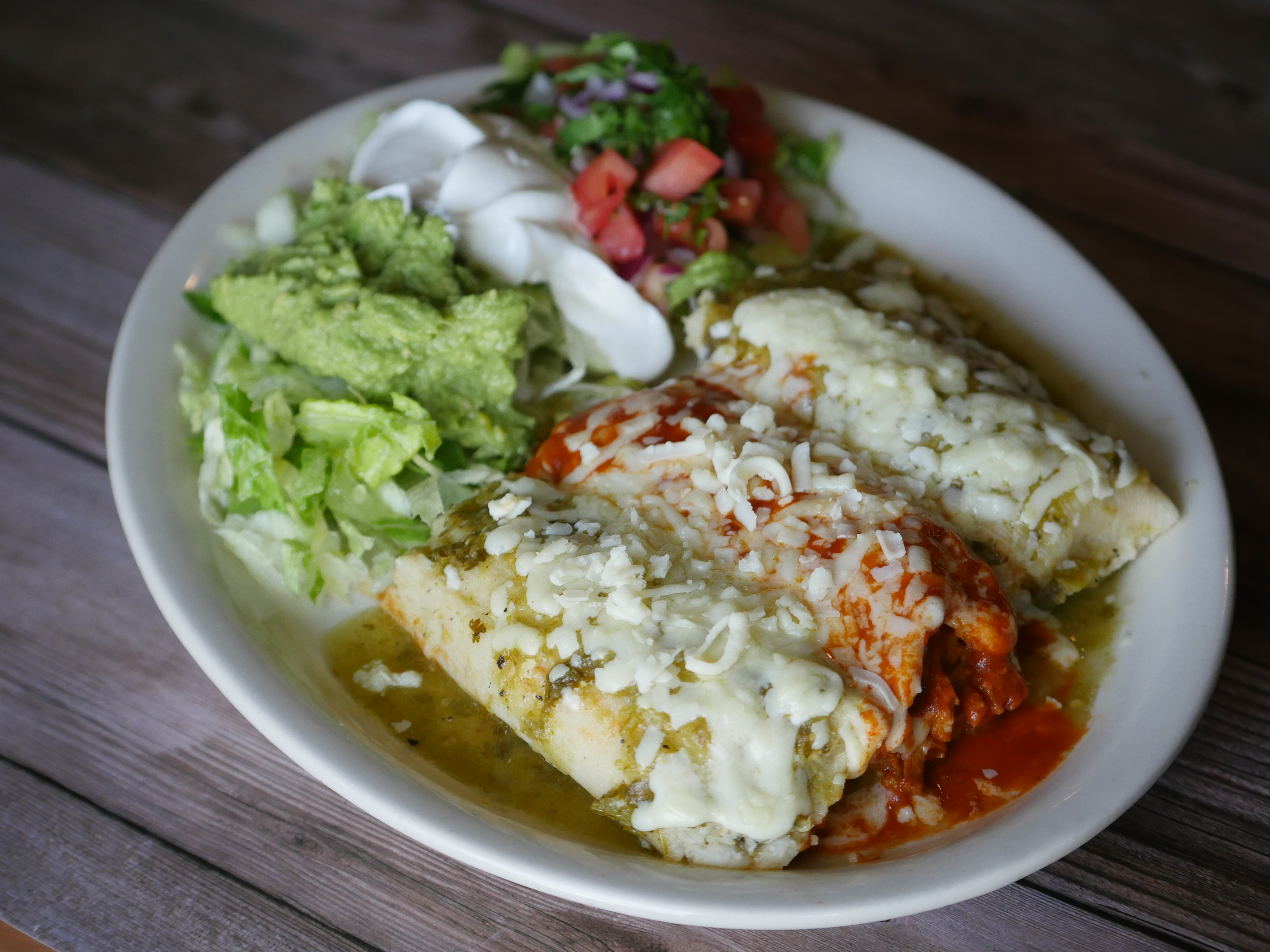 a bowl of food on a plate