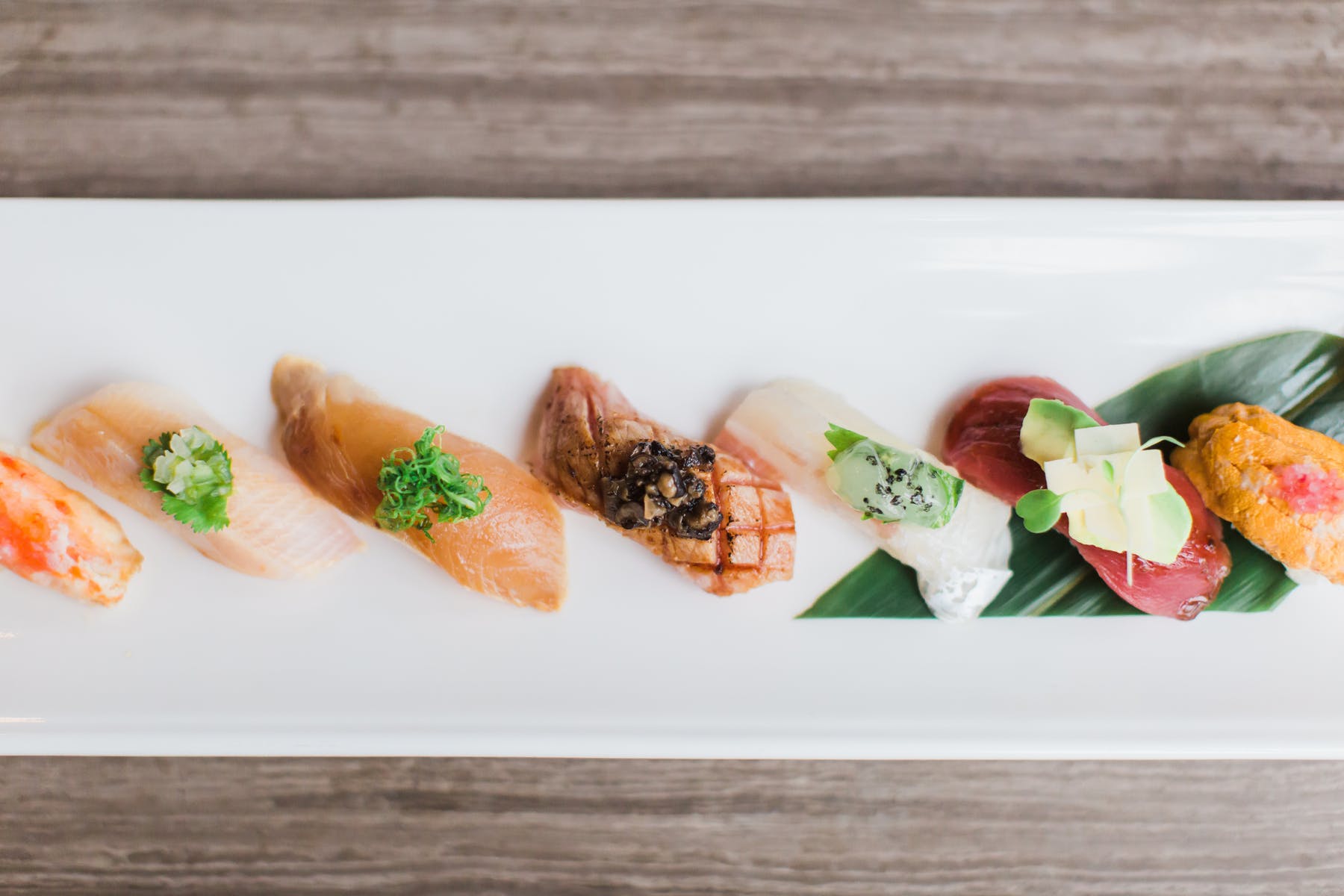 a plate of food with a slice cut out