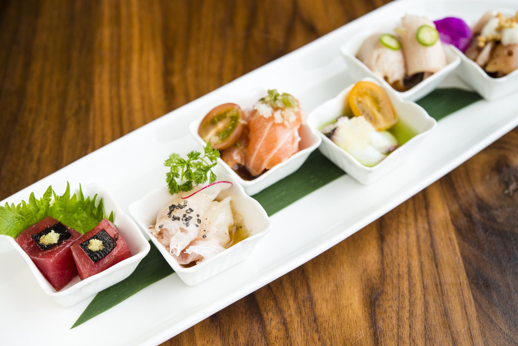 a plate of food on a table