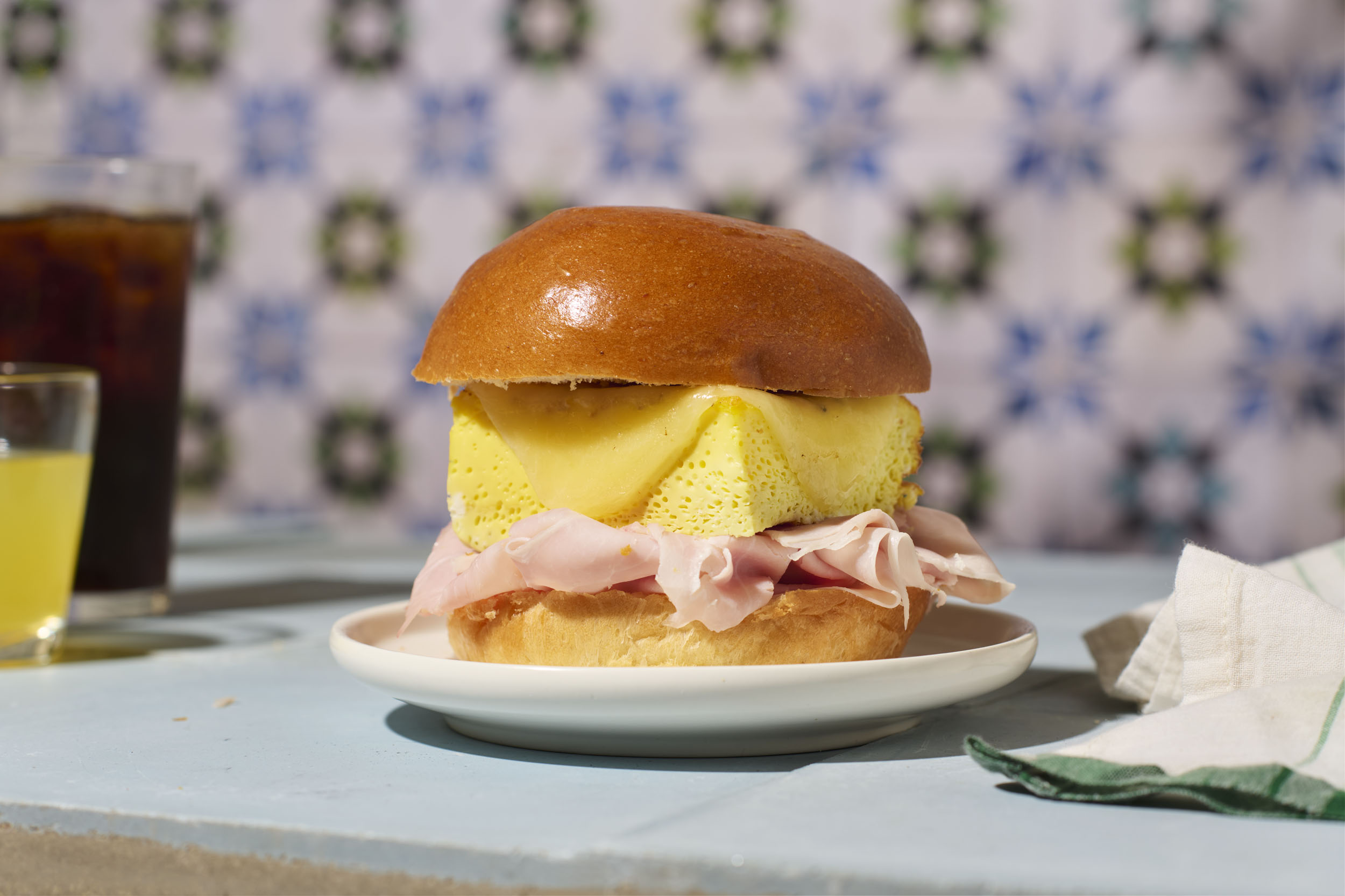 a sandwich on a plate