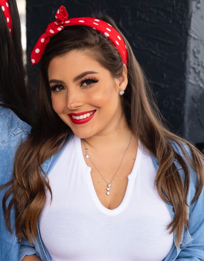 a woman posing for the camera